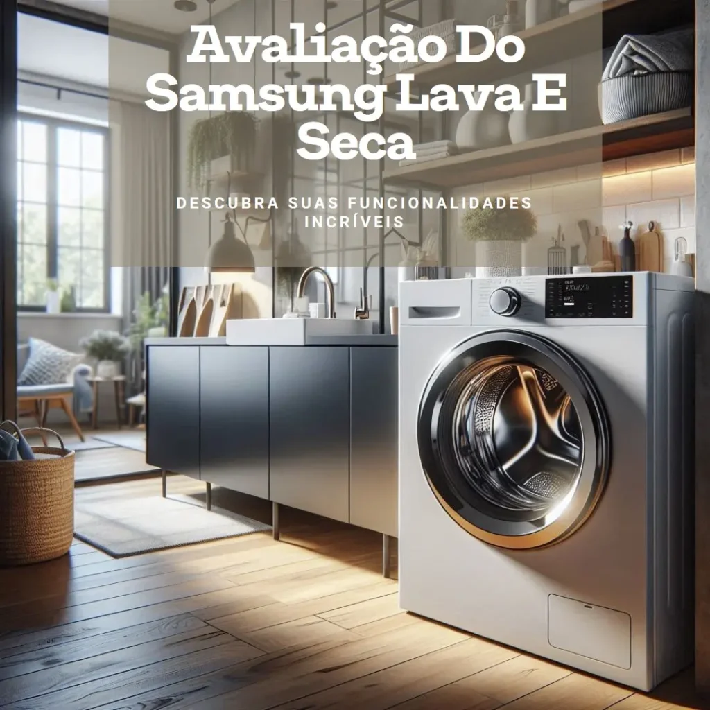 Samsung Lava e Seca Inversor Digital Ecobubble WD10M 10,1kg