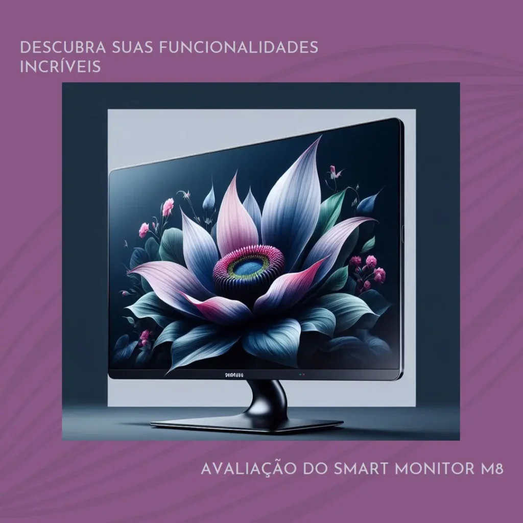 Smart Monitor Samsung M8 32" UHD com Tizen e Alexa