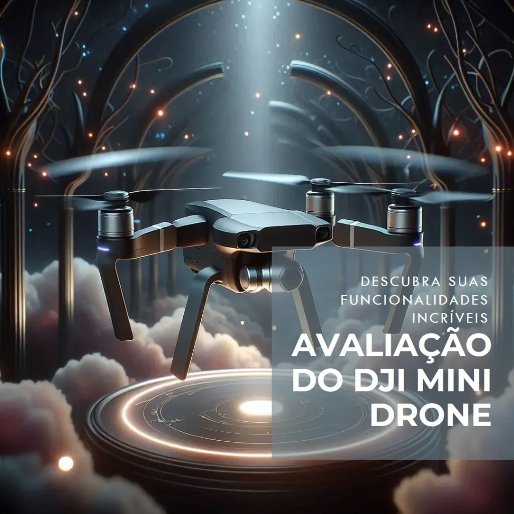 DJI Mini Drone 4K com Estabilização e Retorno Automático