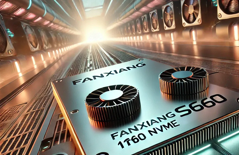 fanxiang S660 1TB NVMe SSD com dissipador e alta velocidade
