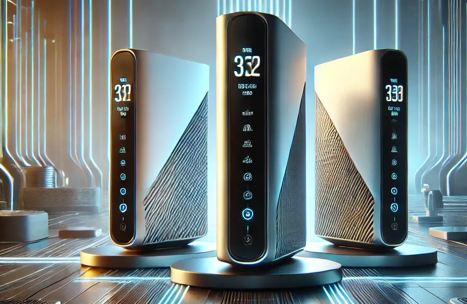 Kit 3 Roteadores Gigabit Wifi TP-Link Rede Mesh AC1200 Mbps Dual Band 2.4GHz e 5.0GHz 3 em 1 DECO M4
