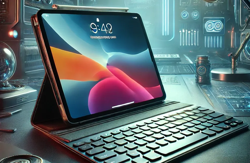 ESR Teclado para iPad Air 13” (M2, 2024): Capa com Teclado e Trackpad Removível