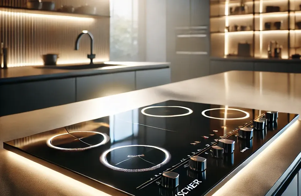 Fischer Cooktop à Gás 5 Bocas Tripla Chama Mesa Vidro Preta Bivolt 1743-5733: Alta Eficiência e Estilo para sua Cozinha