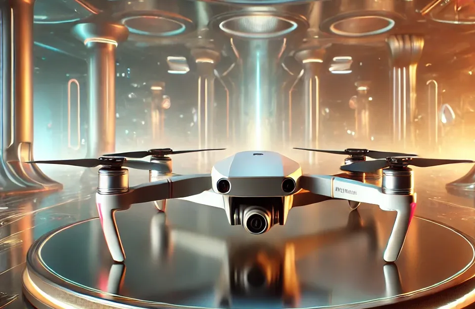 Drone DJI Mini 4 Pro com câmera 4K e rastreamento 360º