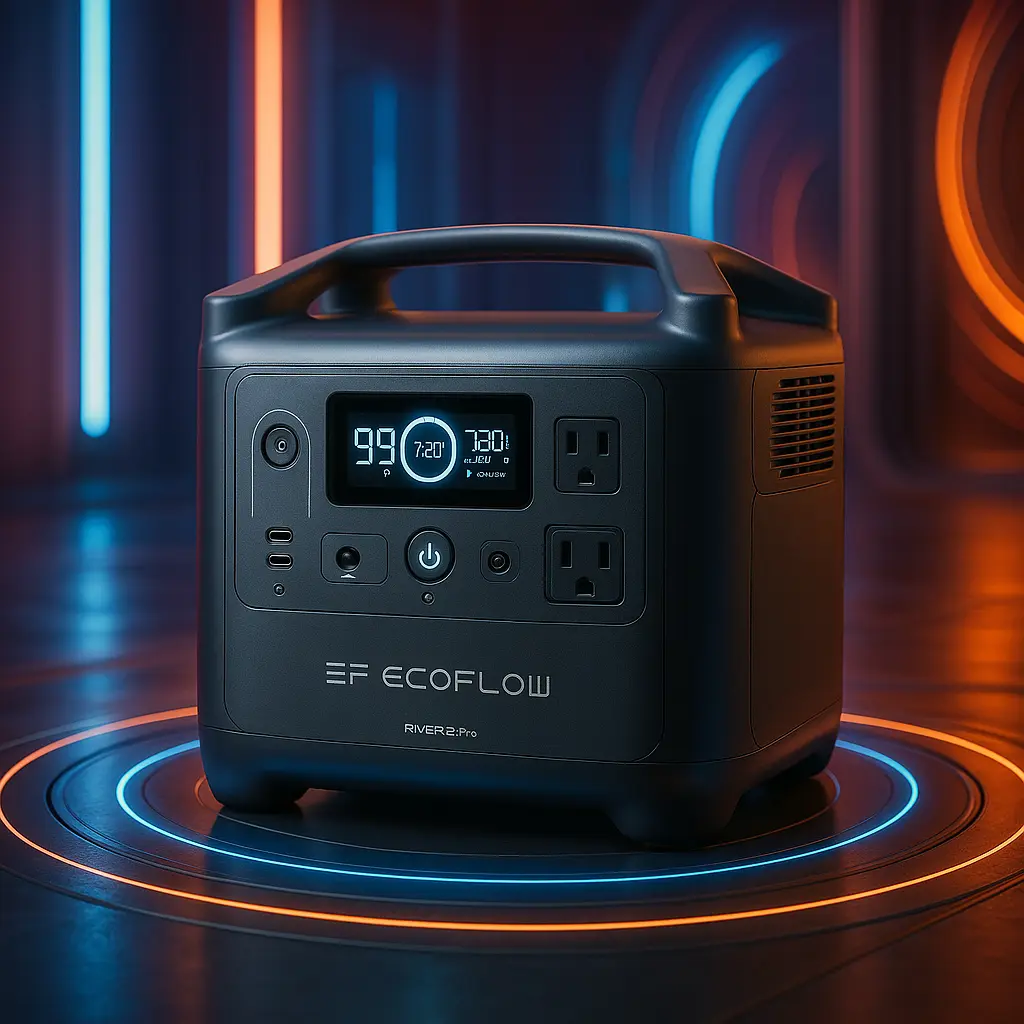 EF ECOFLOW RIVER 2 Pro com Carregamento Rápido e 768Wh