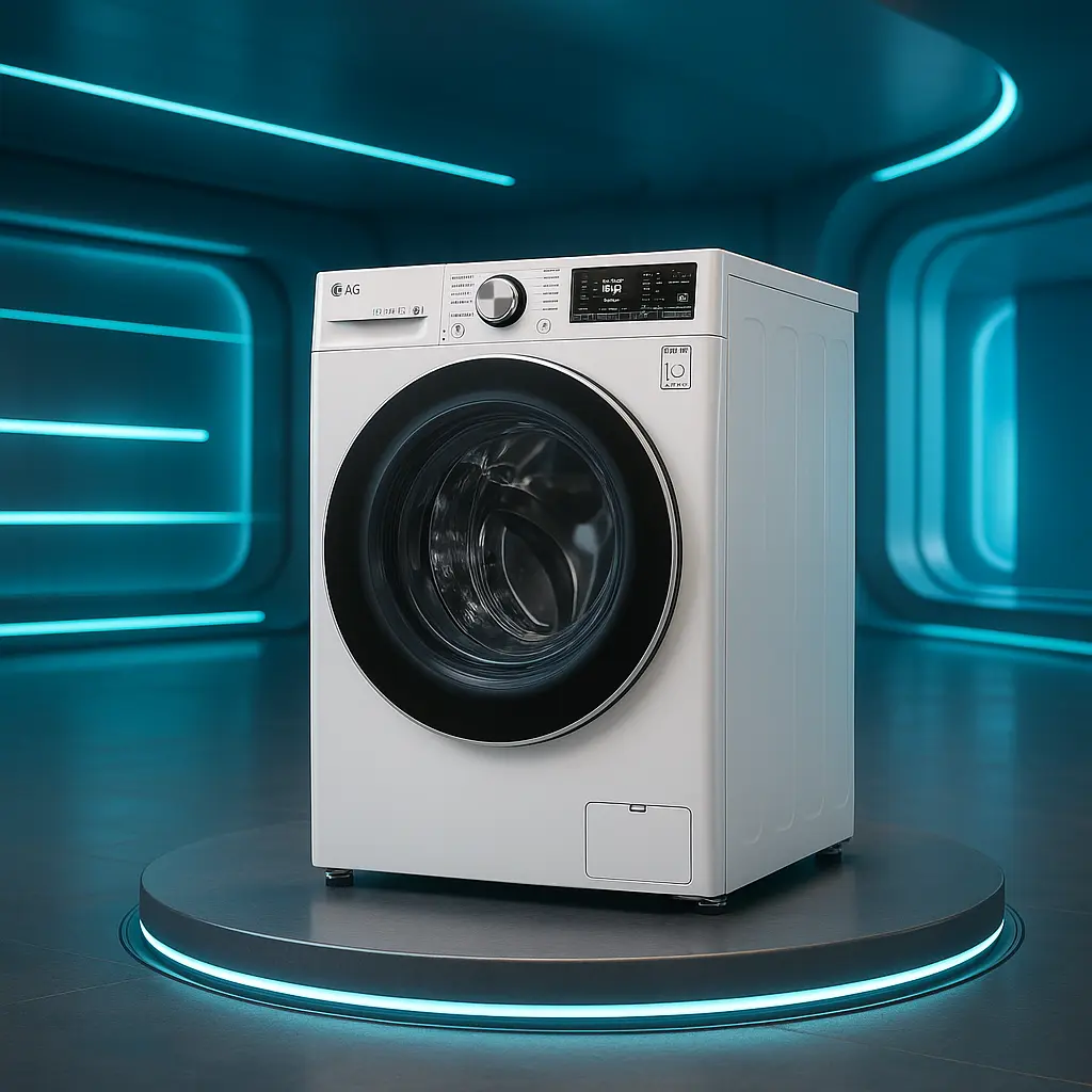 Lava e Seca Smart LG VC4 12kg Branca: Inteligência Artificial e Desempenho Excepcional