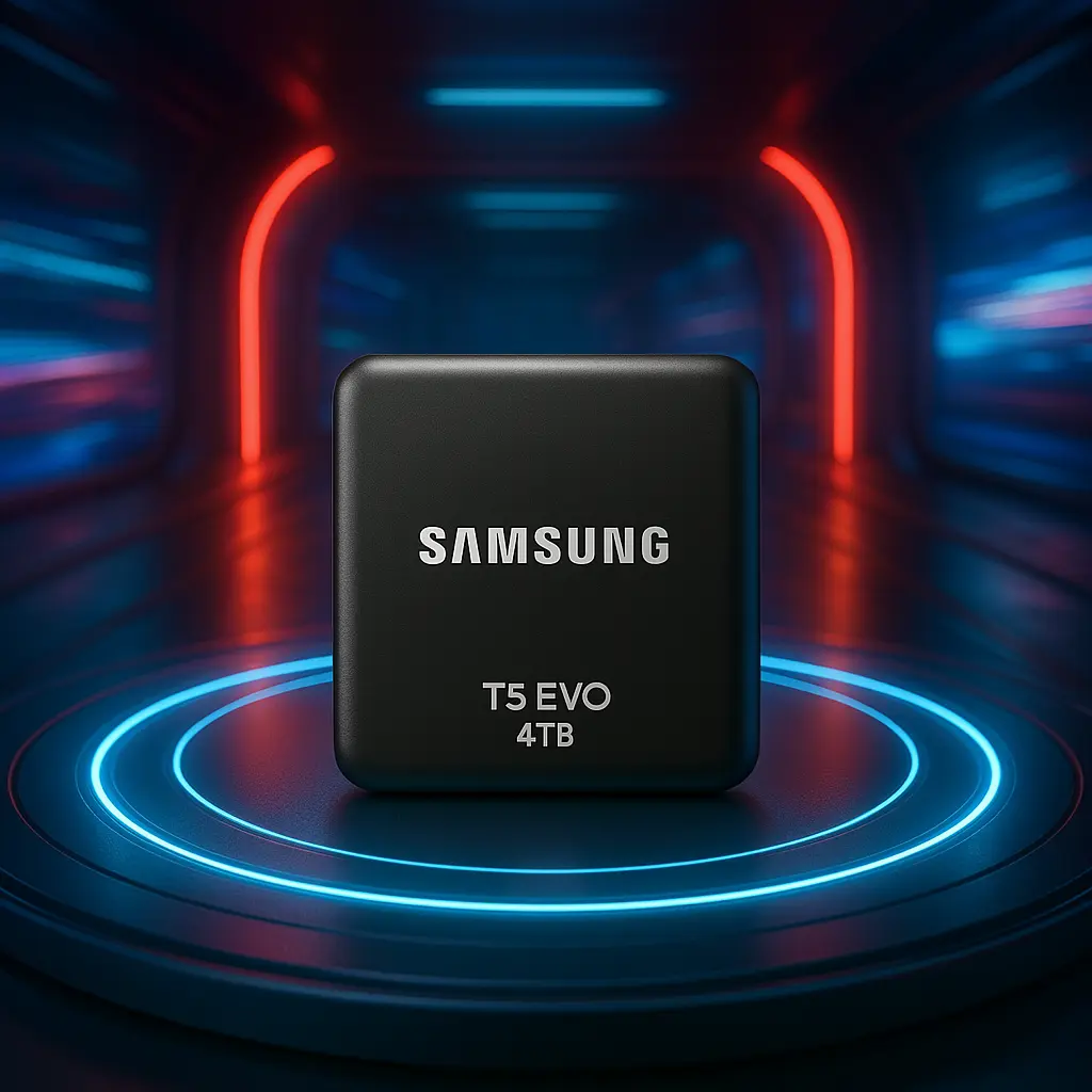 Samsung T5 EVO SSD portátil 4TB: performance confiável e compacta