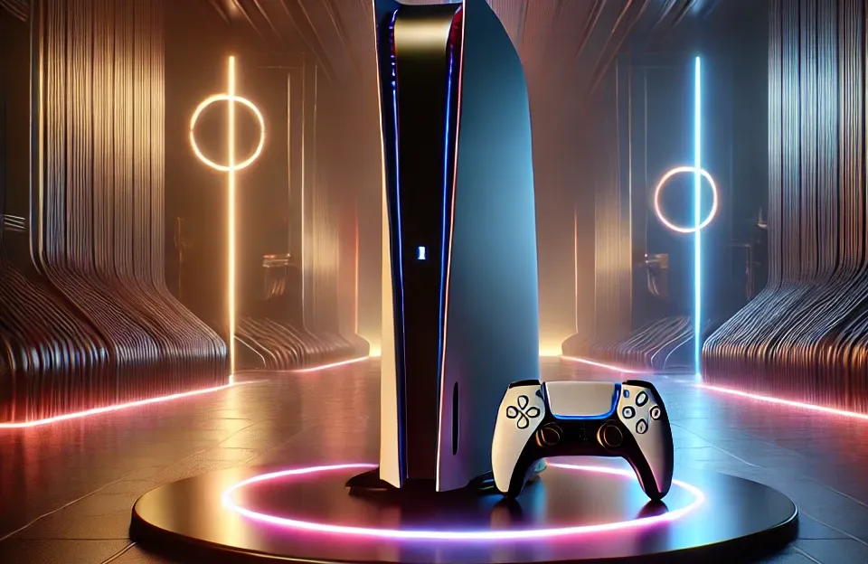 Console PlayStation 5 com SSD ultra rápido e gráficos 4K