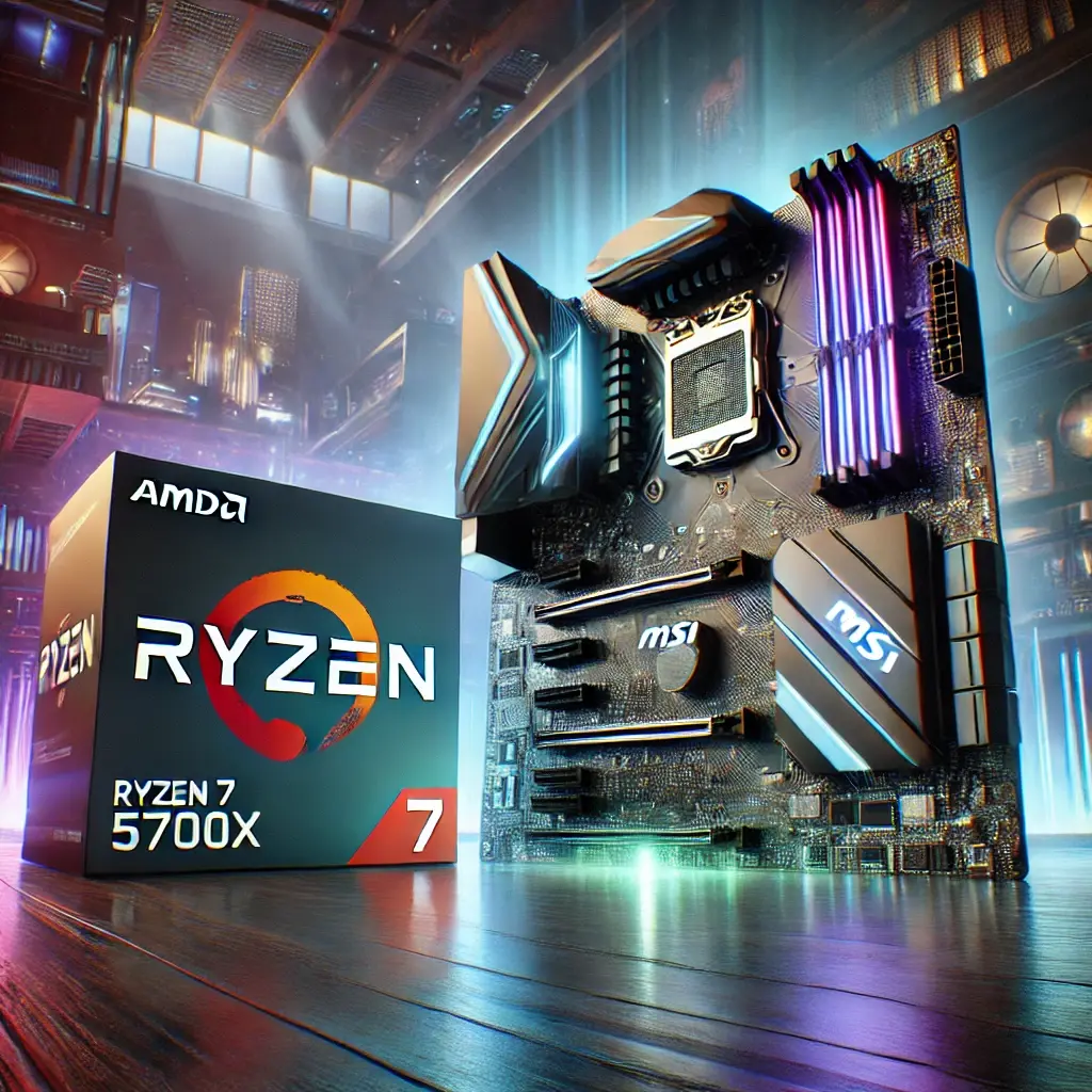 Kit Upgrade AMD Ryzen 7 5700X + MSI MPG B550 Gaming Plus: A Melhor Escolha para Gamers e Profissionais