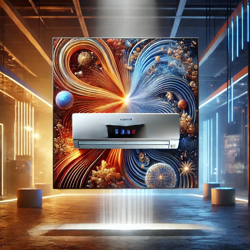 Ar-condicionado Split Inverter Samsung WindFree Pro Energy Sem Vento 9.000 BTUs Frio AR09CVFAAWKNAZ 220V