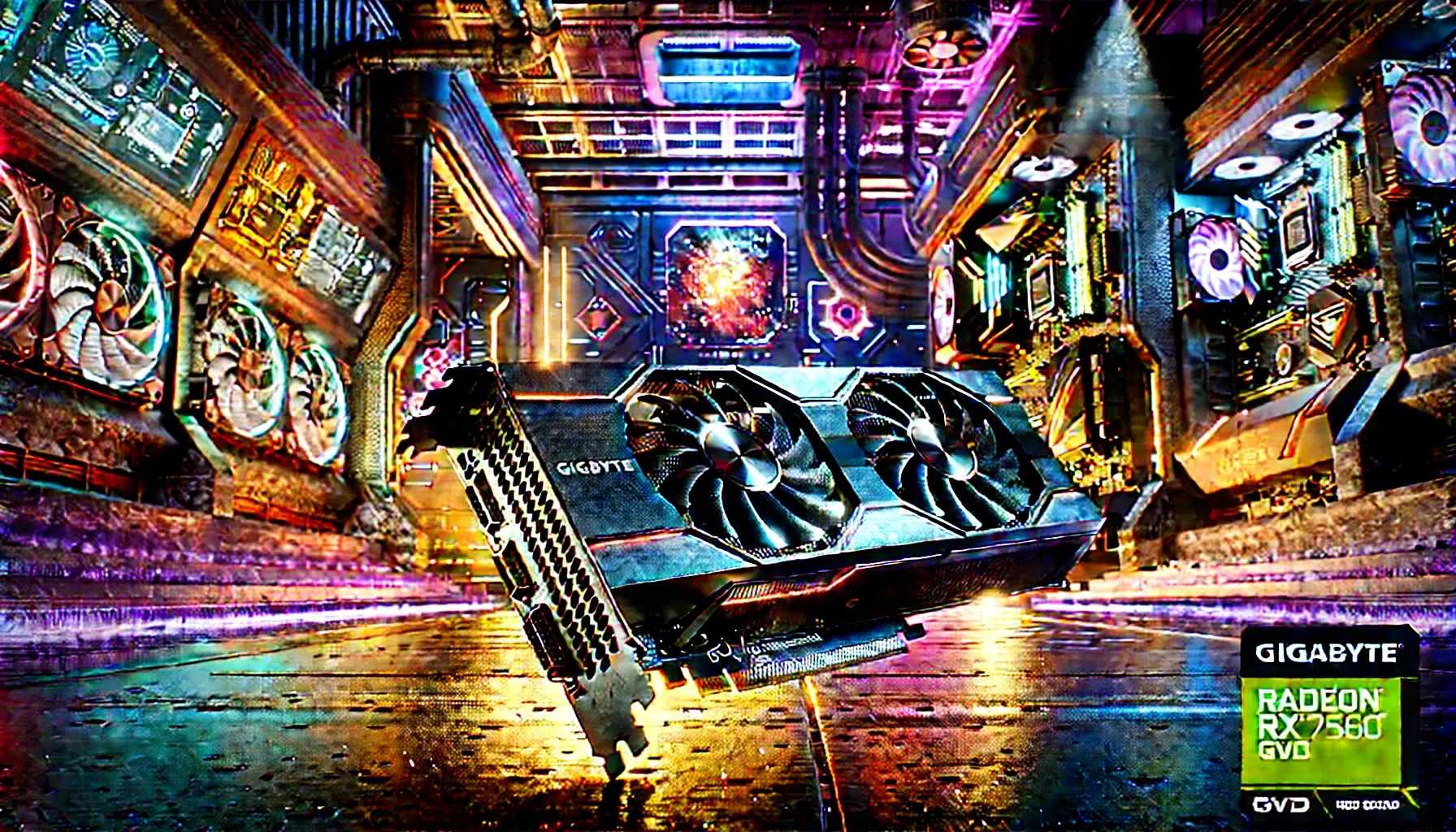 Placa de Vídeo Gigabyte AMD Radeon RX 7600 GVR76GAMING OC8GD: Performance e Eficiência para Gamers