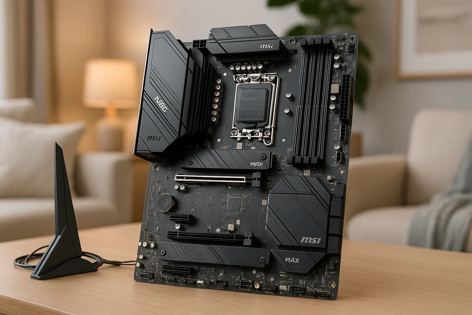 MSI MAG B850 TOMAHAWK MAX WIFI entrega brutal com Wi-Fi 7 e DDR5