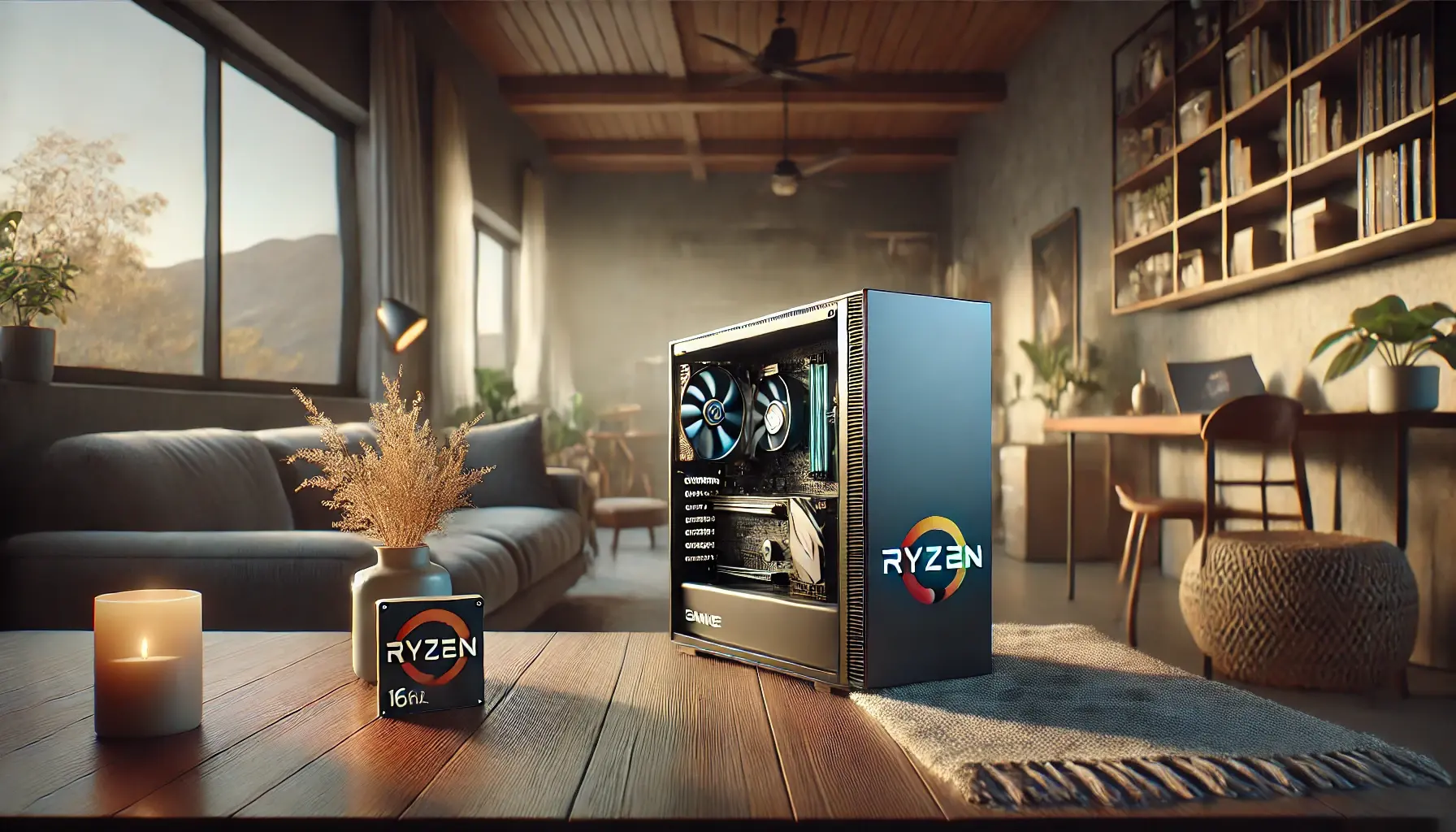 PC Gamer AMD Ryzen 5 5600GT com 16GB de RAM e SSD M.2