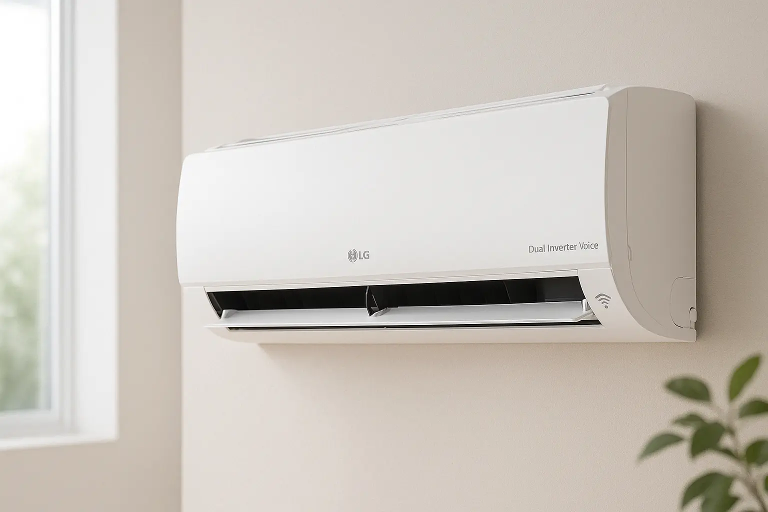 LG Dual Inverter Voice + IA 9000 Btus Frio: silêncio e eficiência com comando de voz