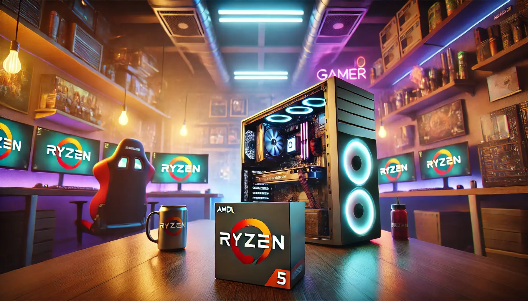 PC Gamer AMD Ryzen 5 5600G: Desempenho Imbatível para Gamers e Profissionais
