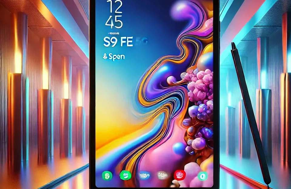 Tablet Samsung S9 FE 5G com 128GB e SPen é bom?