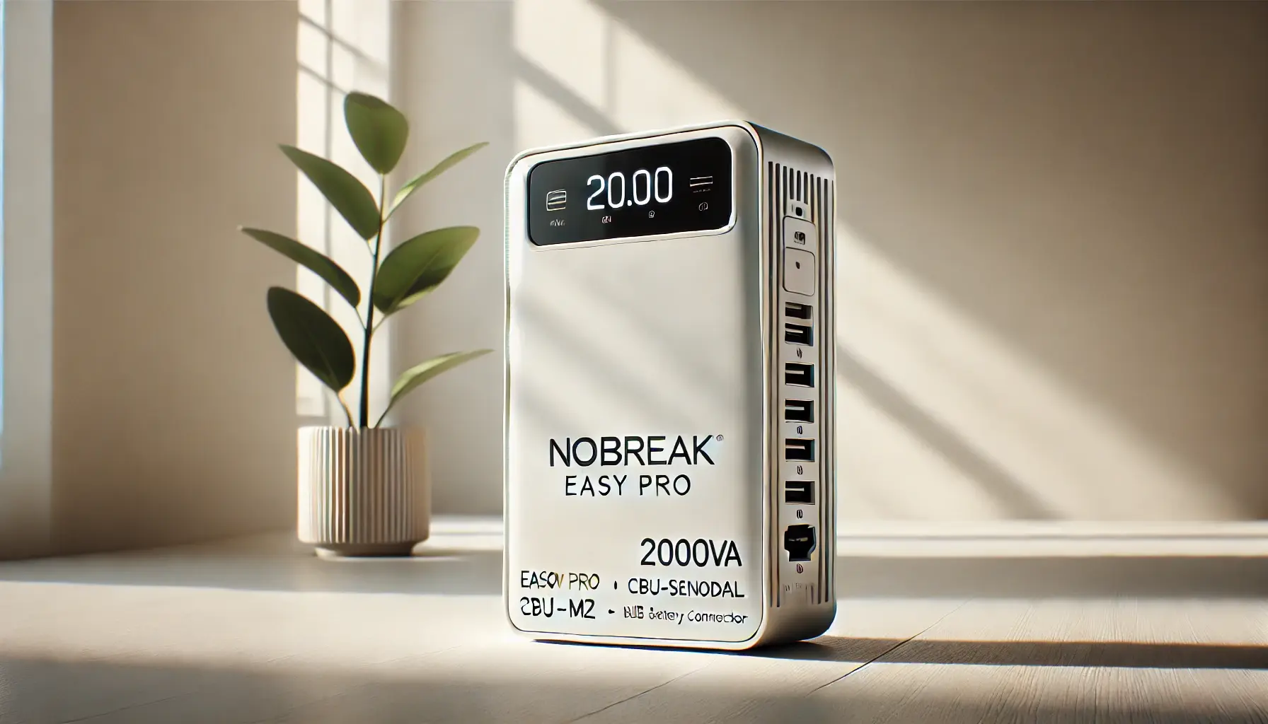 Nobreak Easy Pro 2000VA – CBU-M2 – SENOIDAL – Ragtech 4038 (220V – USB e Conect.Bateria)