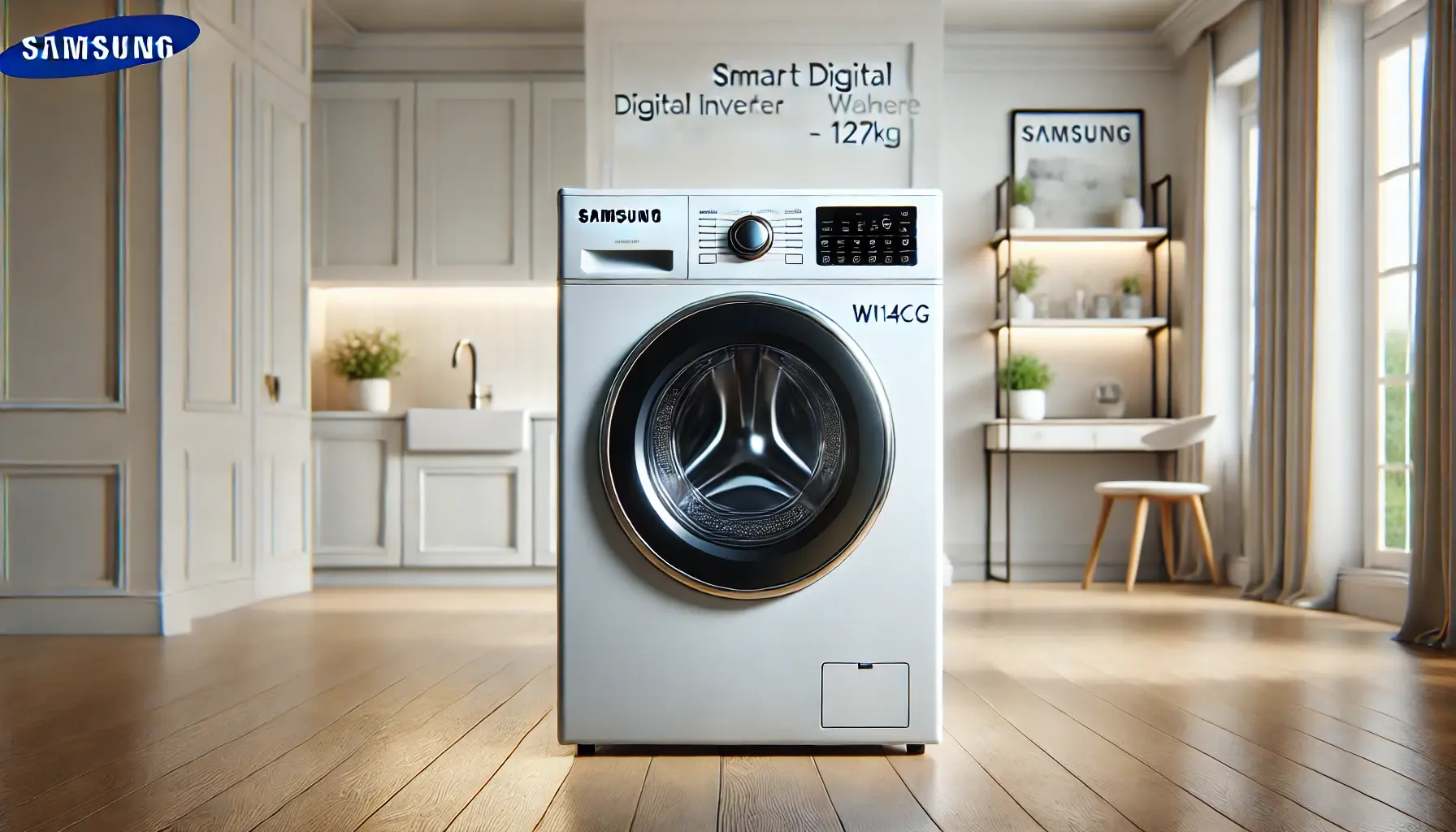 Samsung Lavadora Smart Digital Inverter WA14CG 14kg - 127V