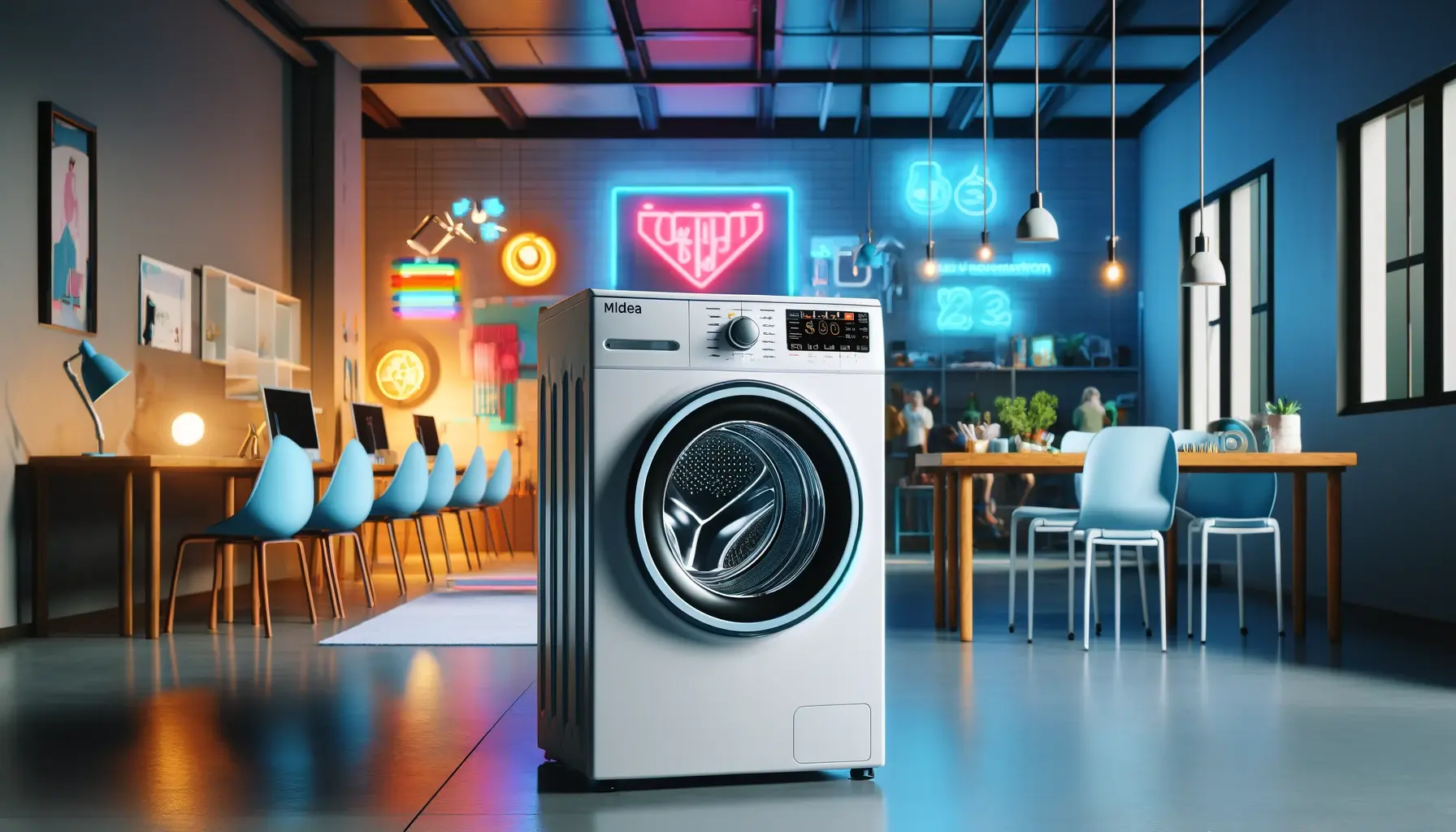 Lavadora Midea HealthGuard Smart 11kg Branca: Conectividade e Desempenho Imbatível