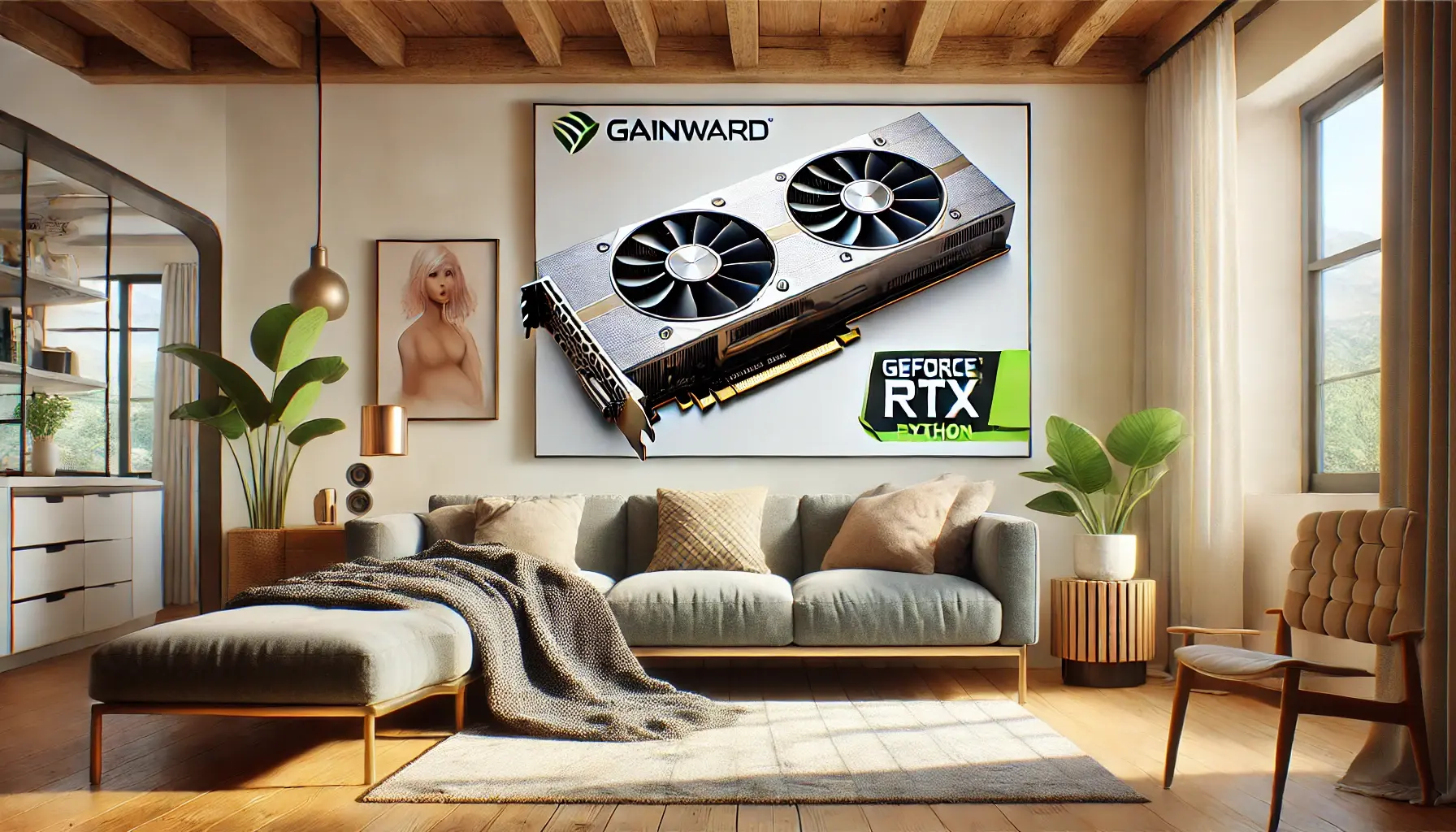 Gainward GeForce RTX™ 4060 Python II - Placa de Vídeo 8GB GDDR6
