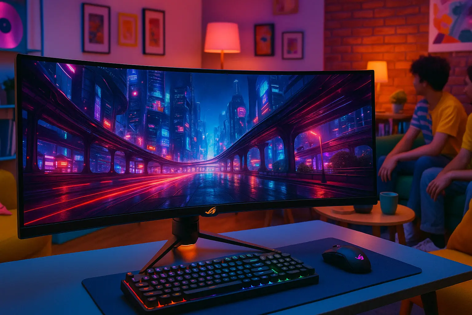 ASUS ROG Strix XG49VQ: Imersão Total com Tela Curva de 49”