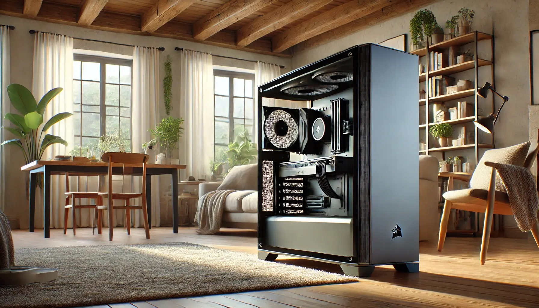 Gabinete Gamer Corsair Obsidian 1000D: Super-Tower com Painéis de Vidro Temperado