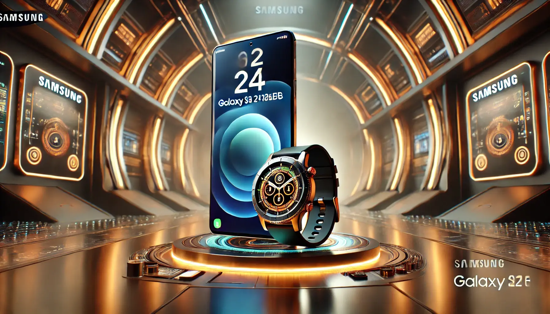 Samsung Combo Celular Galaxy S24 FE (128GB) + Galaxy Watch7