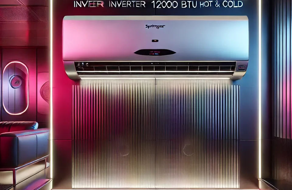 Ar-condicionado Springer Midea Inverter 12000 Btus Quente e Frio