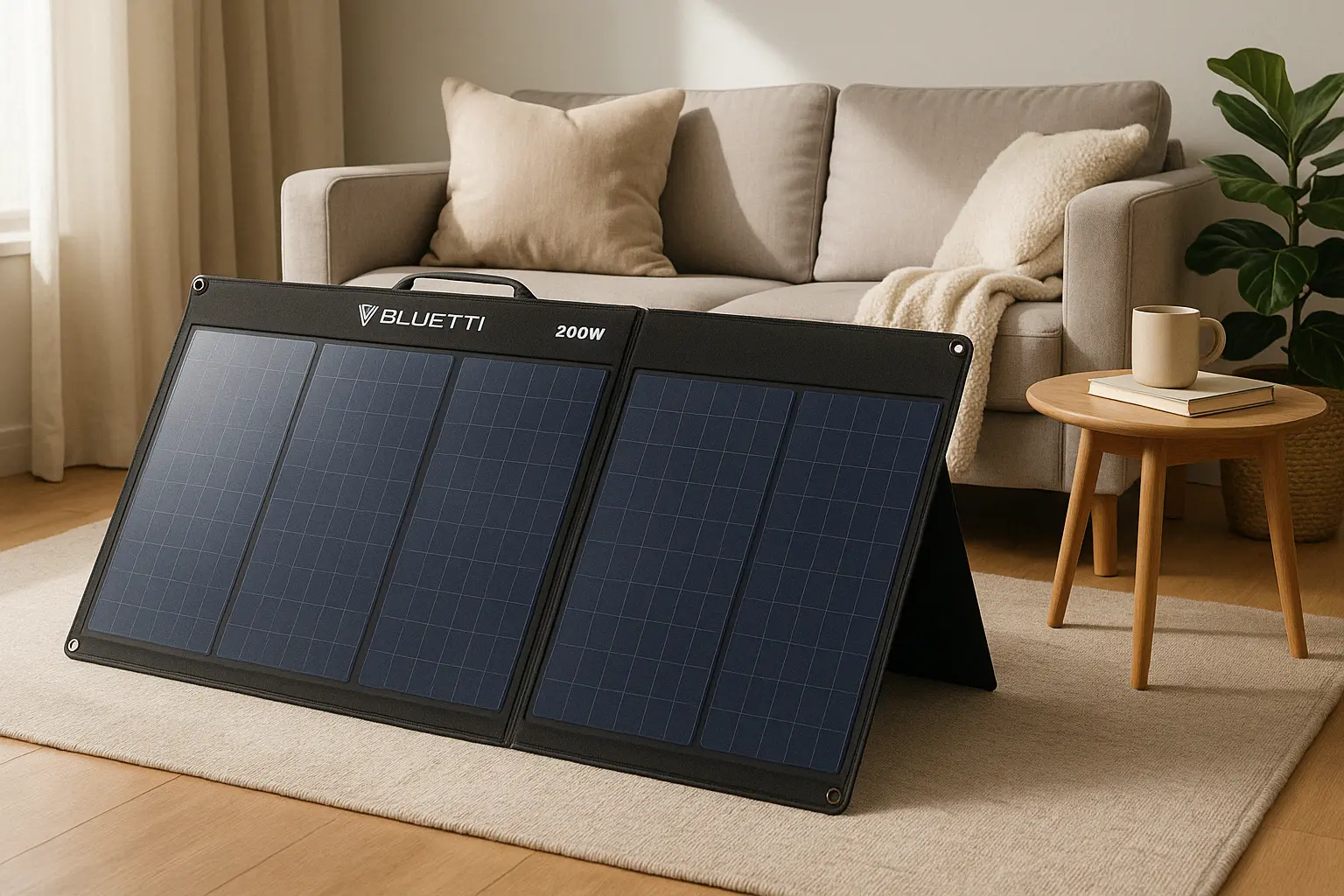 Painel Solar BLUETTI 200W: portátil, dobrável e eficiente