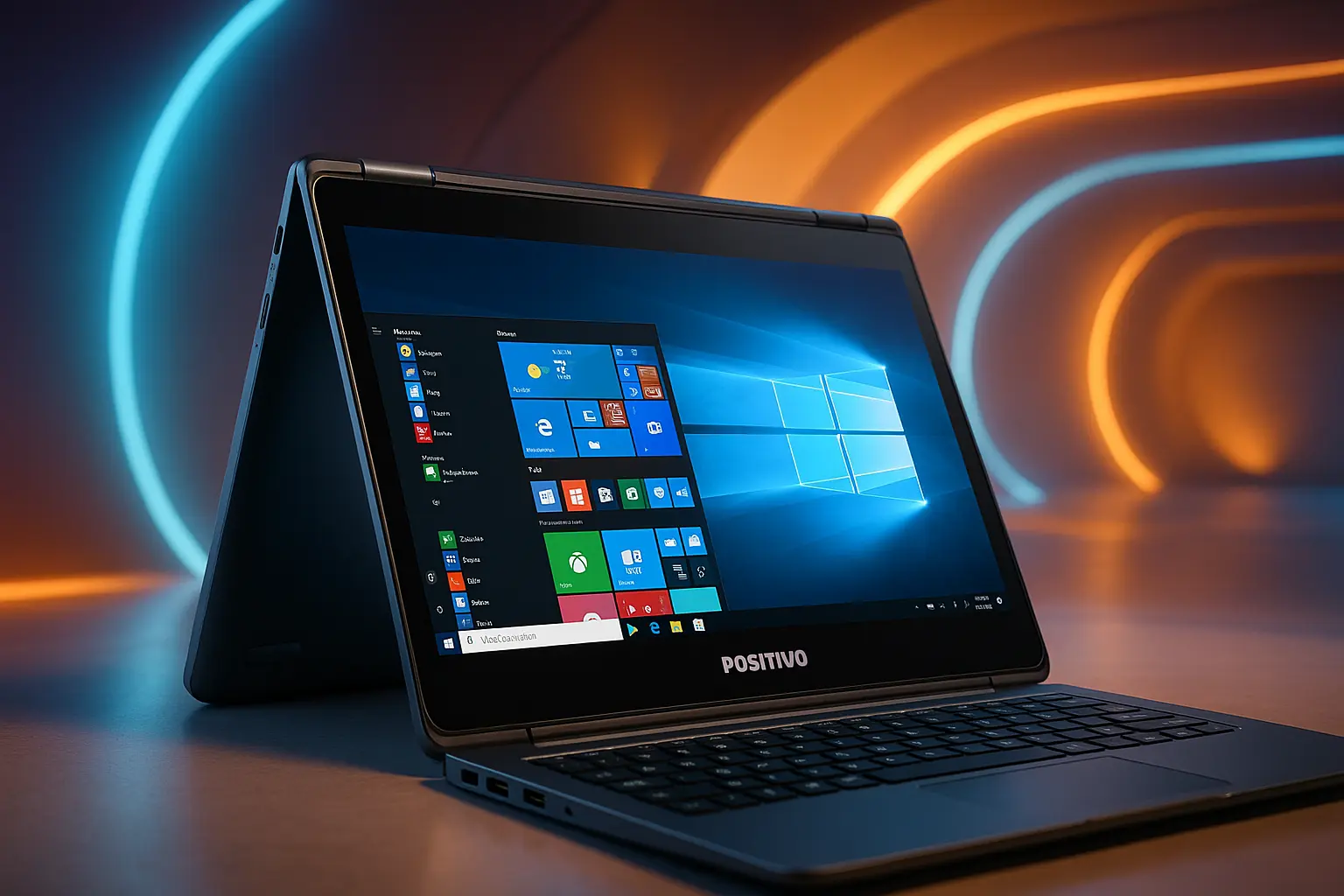 Notebook Positivo DUO C4128A: compacto, versátil e touchscreen