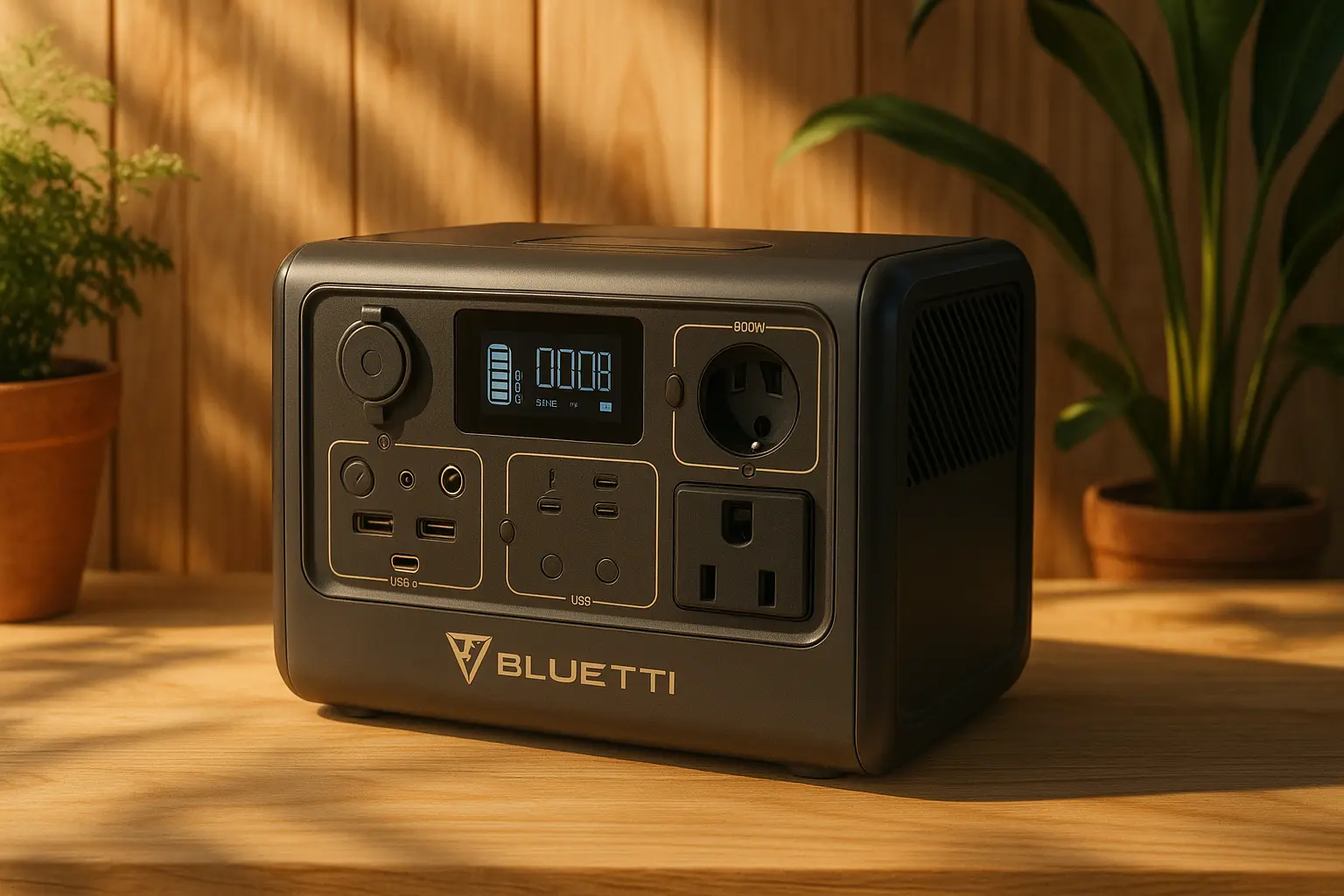 BLUETTI EB3A Gerador de Energia Solar: Potência e Mobilidade