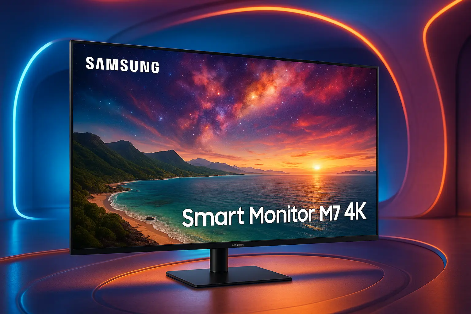 Samsung Smart Monitor M7 43" 2024 4K: Desempenho Imersivo e Conectividade Avançada