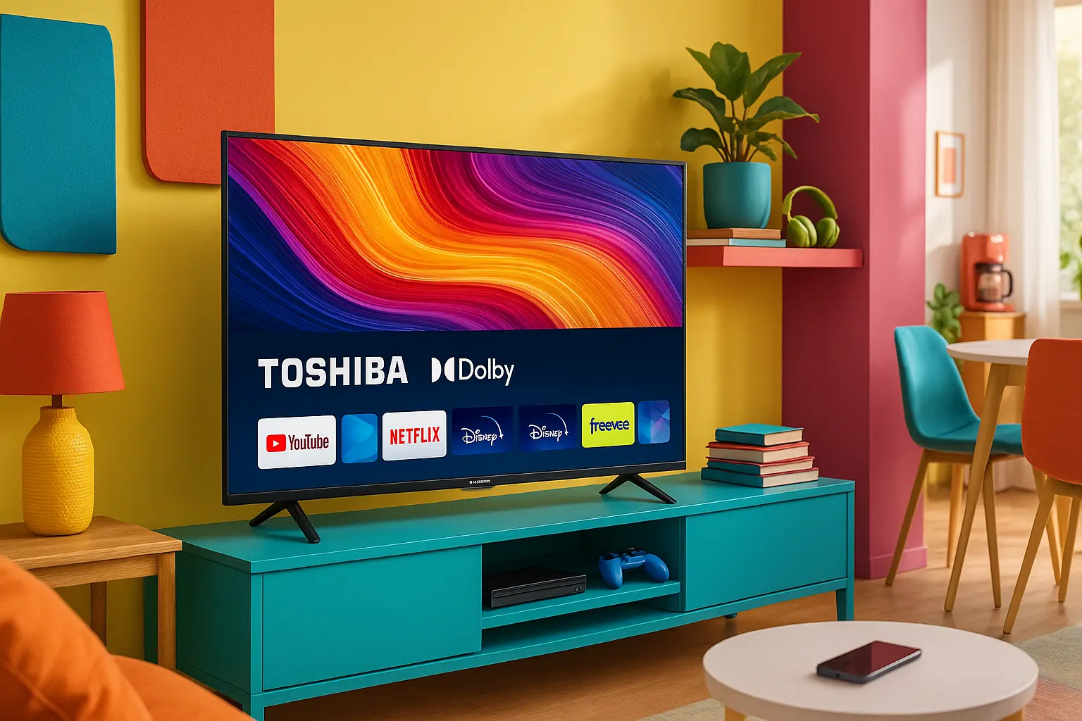 Smart TV Toshiba 50" Dolby Audio 4K Vidaa