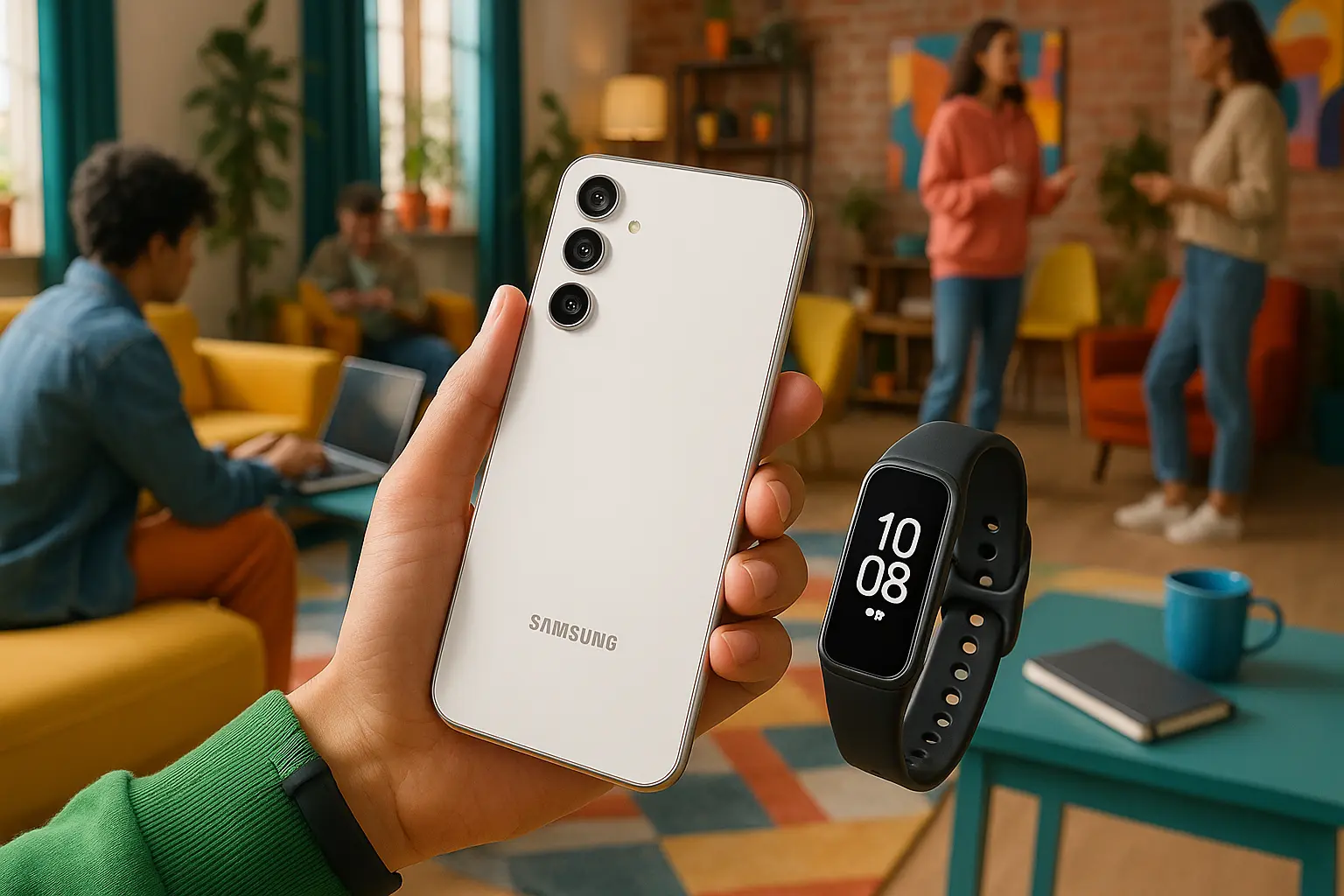 Samsung A36 5G com Galaxy Fit3: Potência e Estilo no Pulso