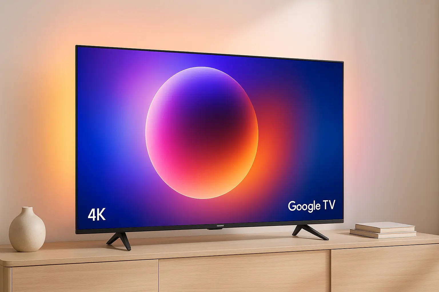 Smart TV Philips Ambilight 50": Imersão 4K com Google TV