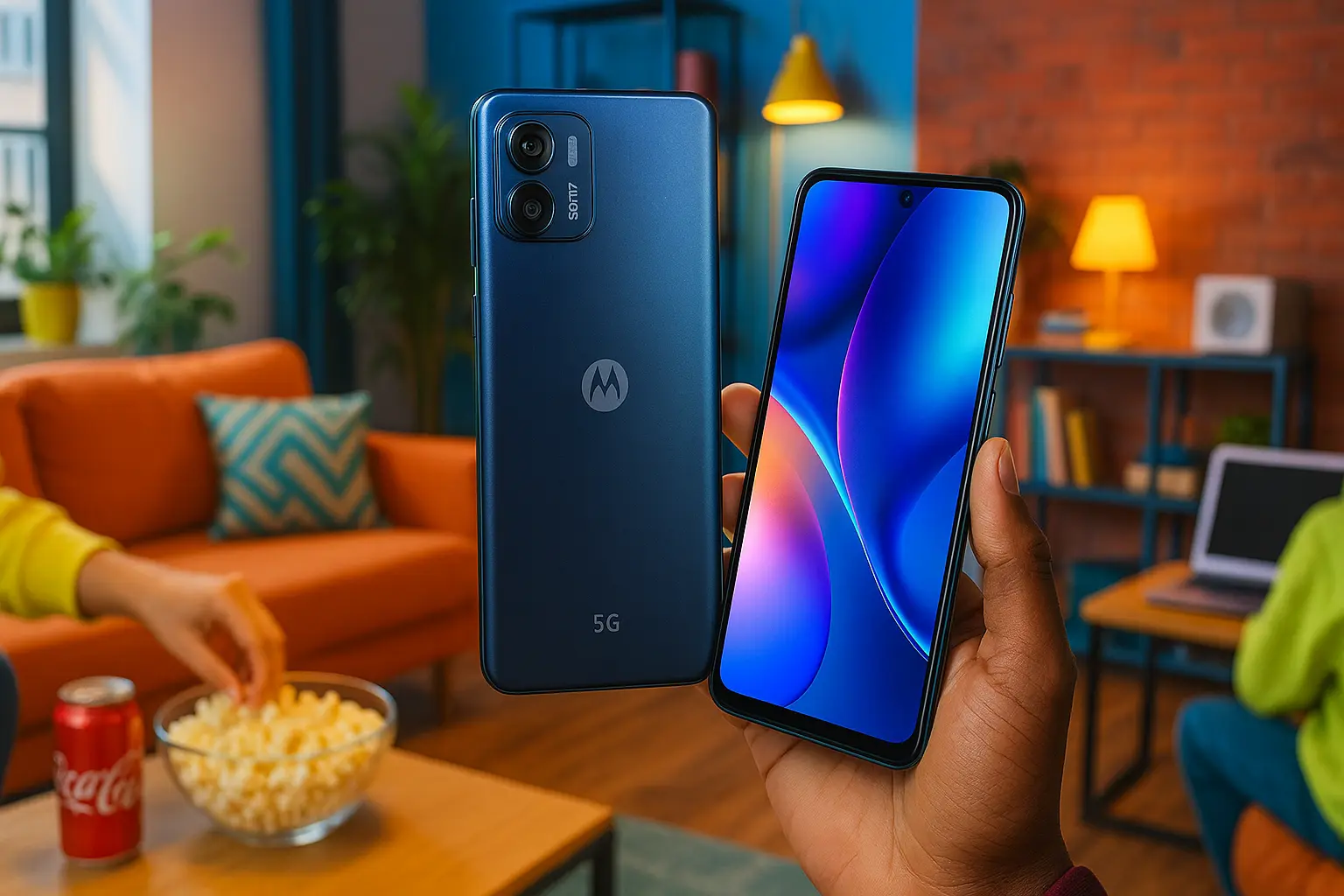Smartphone Motorola Moto g55 5G: Superbrilho e Desempenho Inteligente