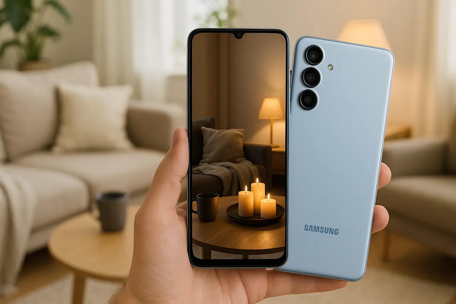 Samsung Galaxy M35 5G com Nightography e Tela 120Hz