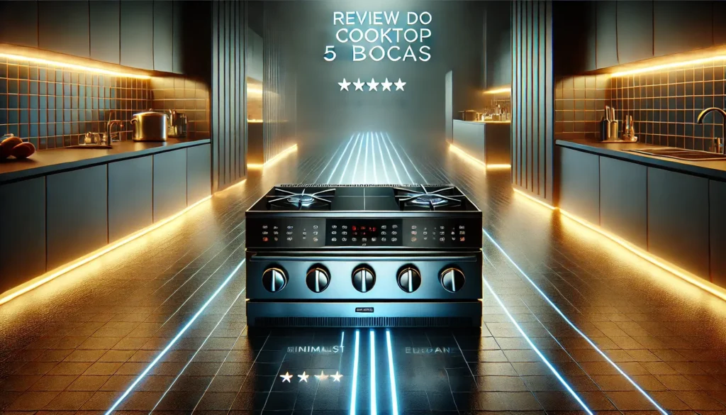 Principais Cinco cooktop 5 bocas