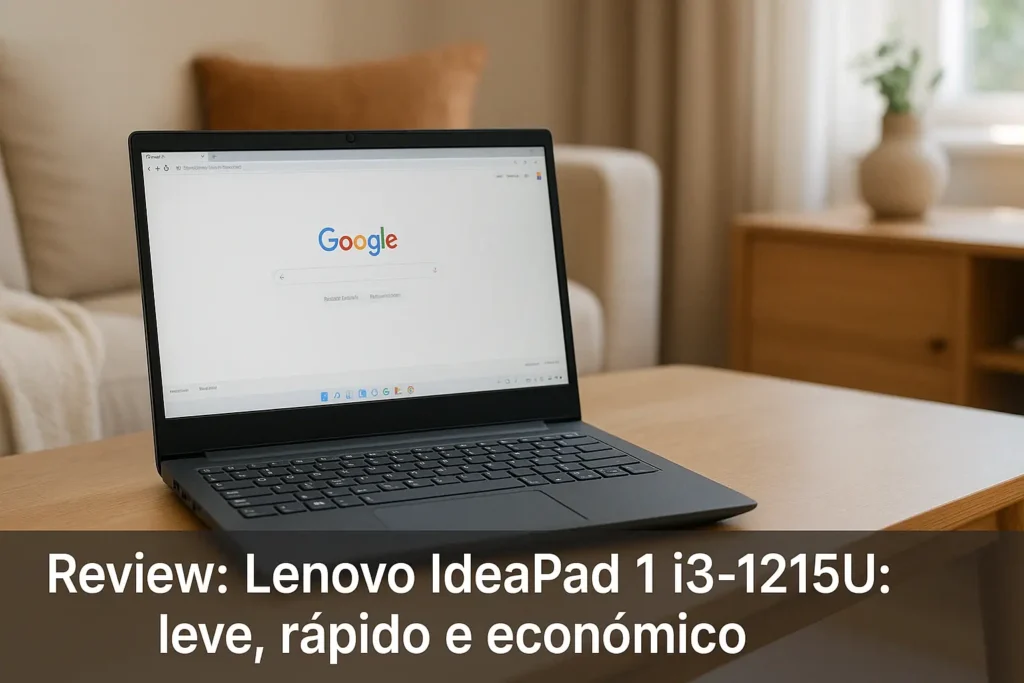 Lenovo IdeaPad 1 i3-1215U: leve, rápido e econômico