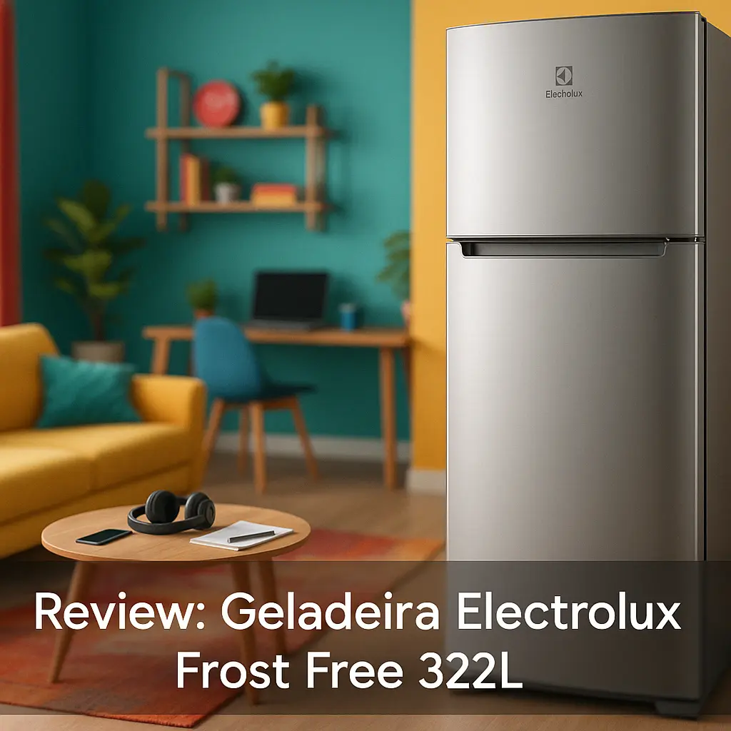 Geladeira Electrolux Frost Free 322L: espaço, praticidade e economia