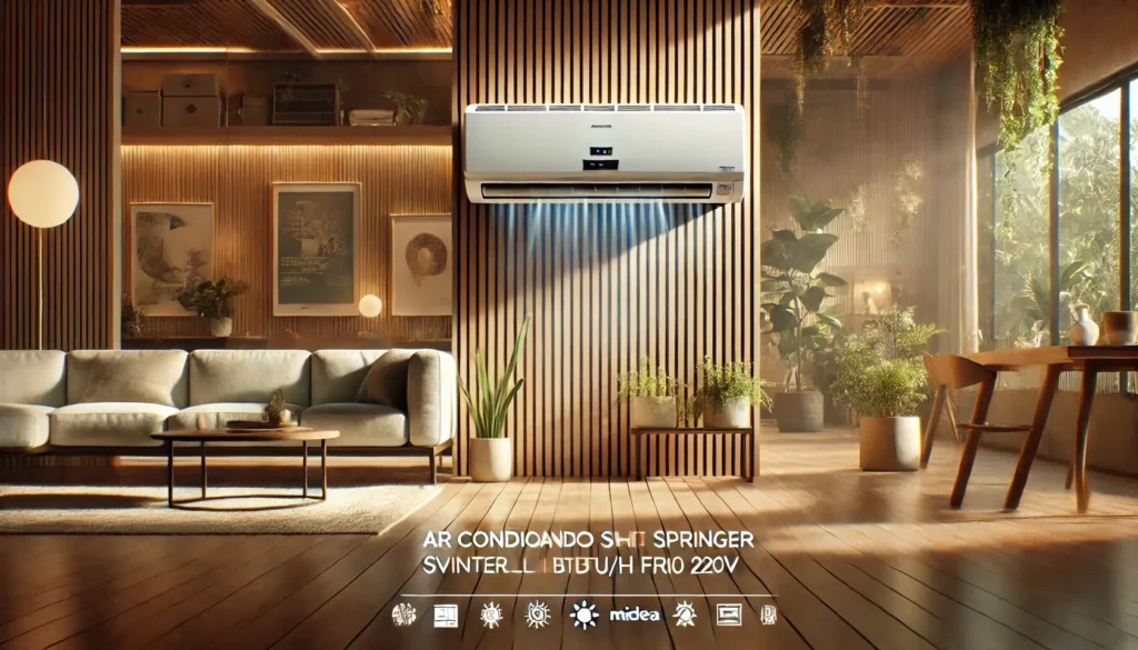 Ar Condicionado Split Hi Wall Inverter Springer Midea AirVolution Connect 12000 BTU/h Frio 220V