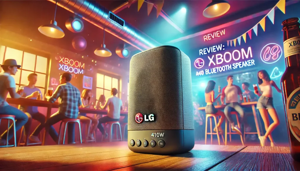 Caixa de Som LG Xboom RNC9 410W Bluetooth: Poder e Estilo em Sua Festa