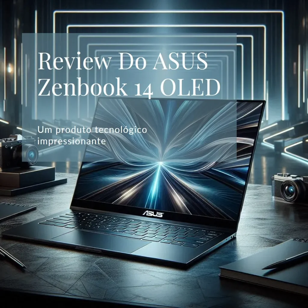 ASUS Zenbook 14 OLED com AI e tela touchscreen