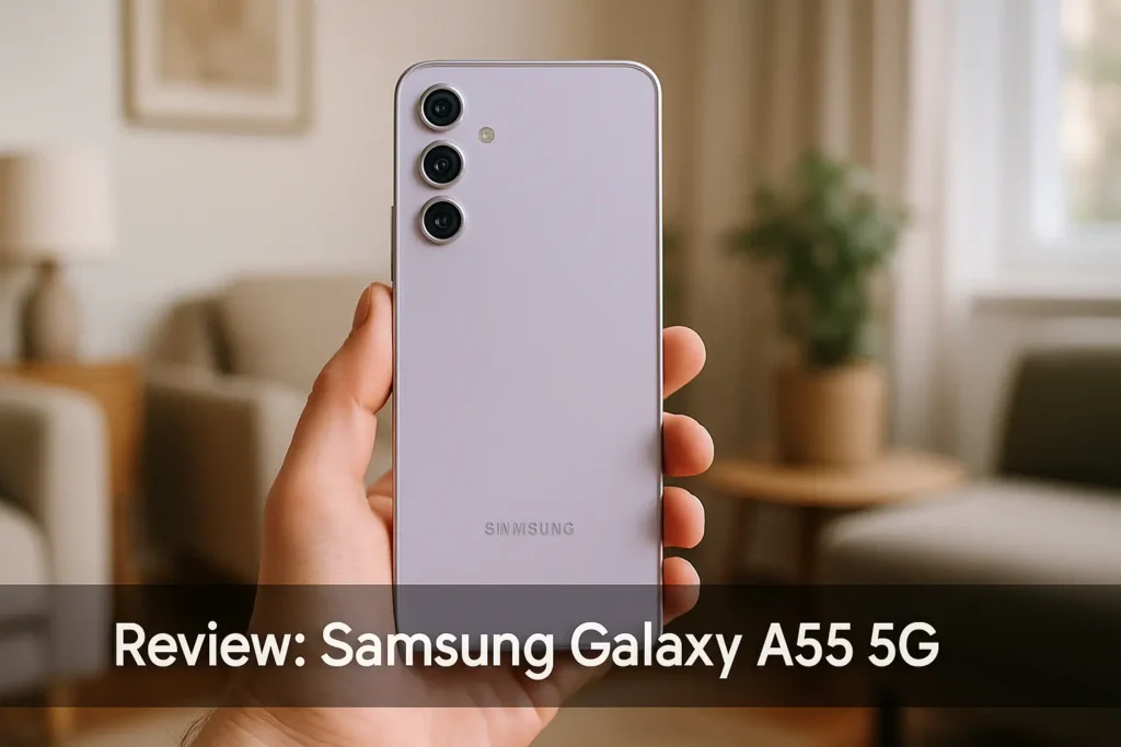 Samsung Galaxy A55 5G com Câmera de 50MP e Tela 120Hz