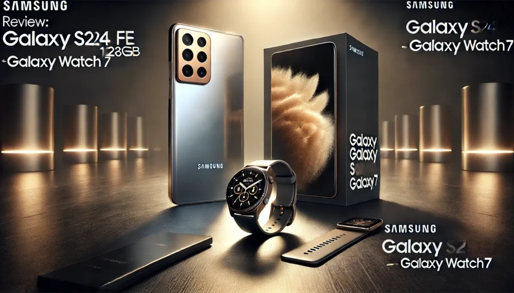 Samsung Combo Celular Galaxy S24 FE (128GB) + Galaxy Watch7