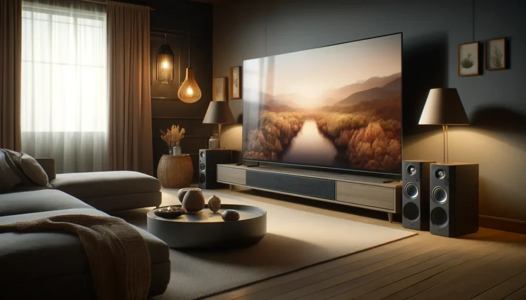 Samsung Combo Smart TV 65" QLED 4K 65Q65D + Soundbar HW-B550/ZD: Qualidade e Tecnologia em Sua Casa