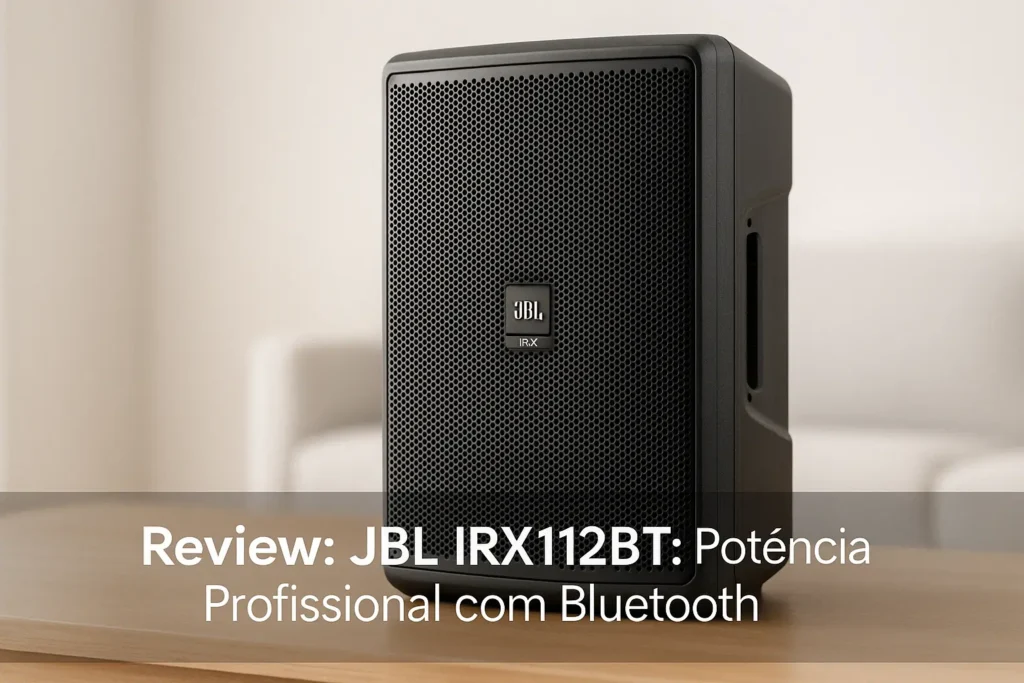 JBL IRX112BT: Potência Profissional com Bluetooth