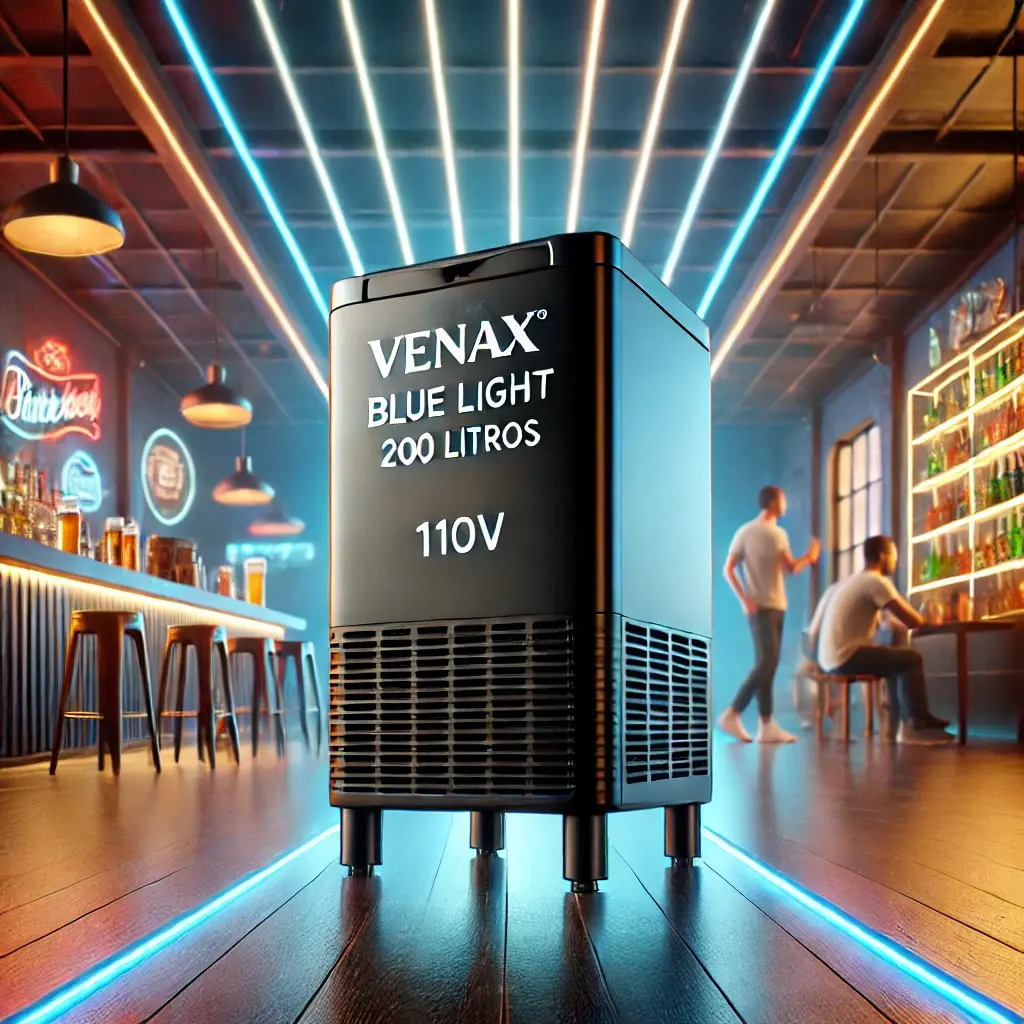 Cervejeira Venax Blue Light 200 Litros Preto 110V: Desempenho e Estilo para Sua Cozinha