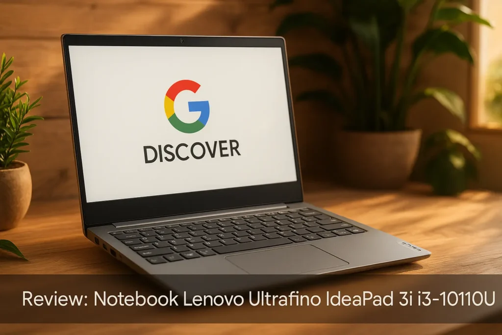 Notebook Lenovo Ultrafino IdeaPad 3i i3-10110U 4GB 256 GB SSD