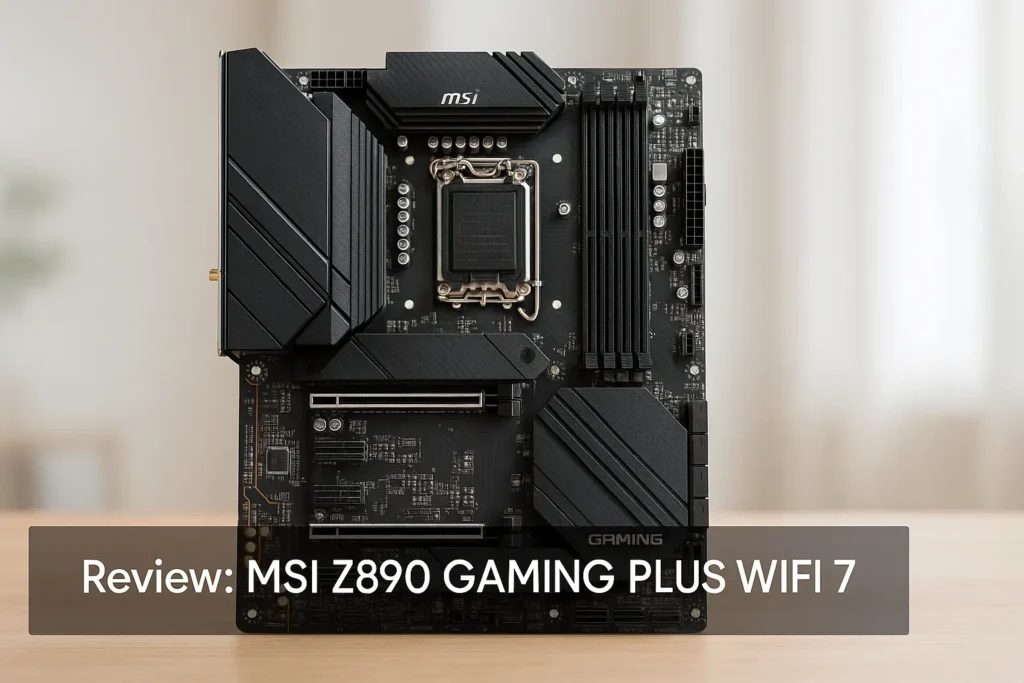 Placa Mãe MSI Z890 GAMING PLUS WIFI 7: Desempenho e Conectividade de Alta Qualidade